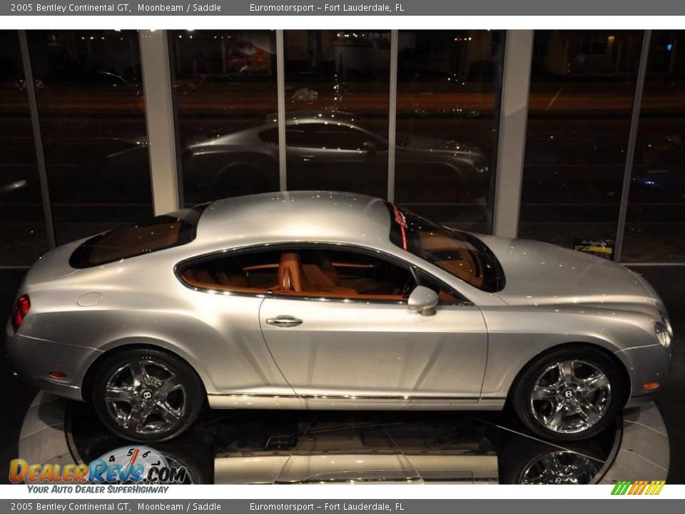 2005 Bentley Continental GT Moonbeam / Saddle Photo #4