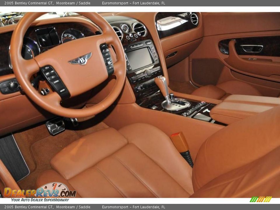 2005 Bentley Continental GT Moonbeam / Saddle Photo #10
