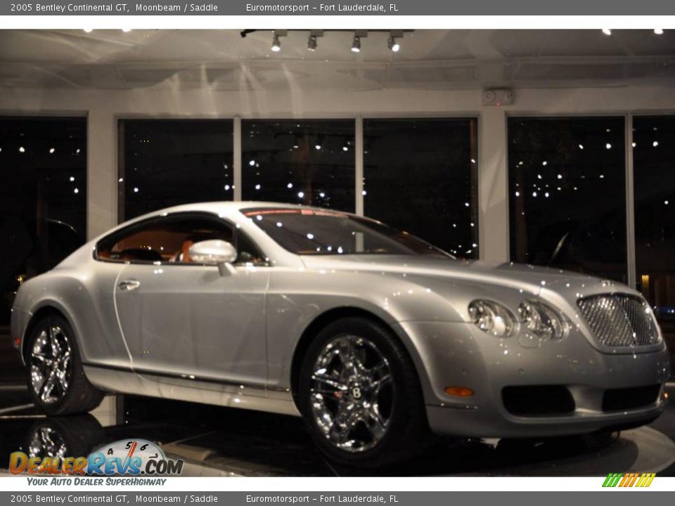 2005 Bentley Continental GT Moonbeam / Saddle Photo #14
