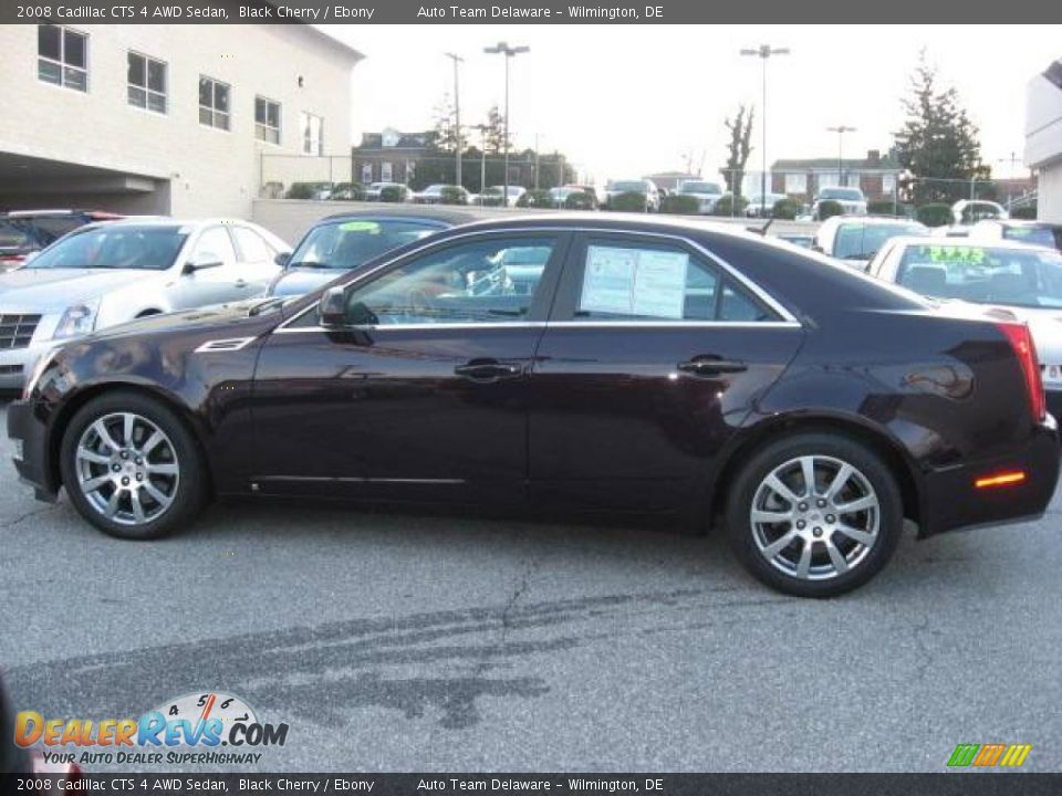 2008 Cadillac CTS 4 AWD Sedan Black Cherry / Ebony Photo #16