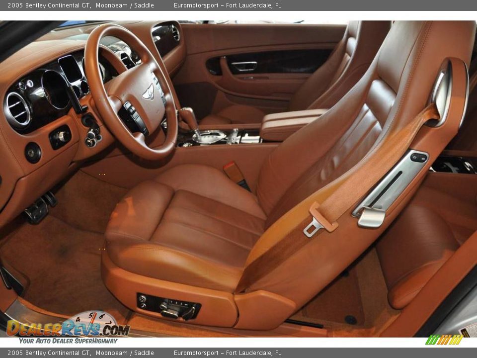 2005 Bentley Continental GT Moonbeam / Saddle Photo #15