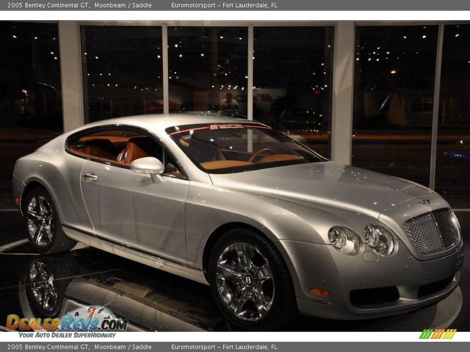 2005 Bentley Continental GT Moonbeam / Saddle Photo #21
