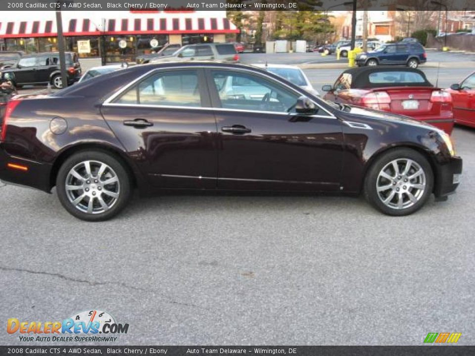 2008 Cadillac CTS 4 AWD Sedan Black Cherry / Ebony Photo #17