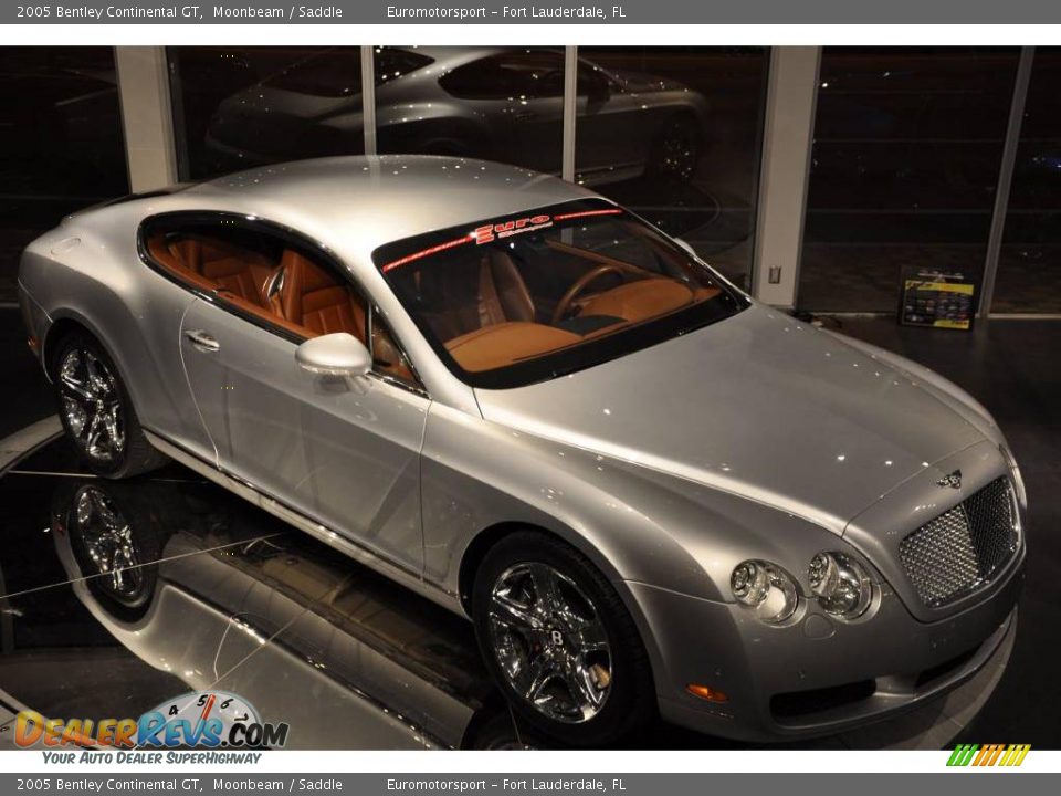 2005 Bentley Continental GT Moonbeam / Saddle Photo #27
