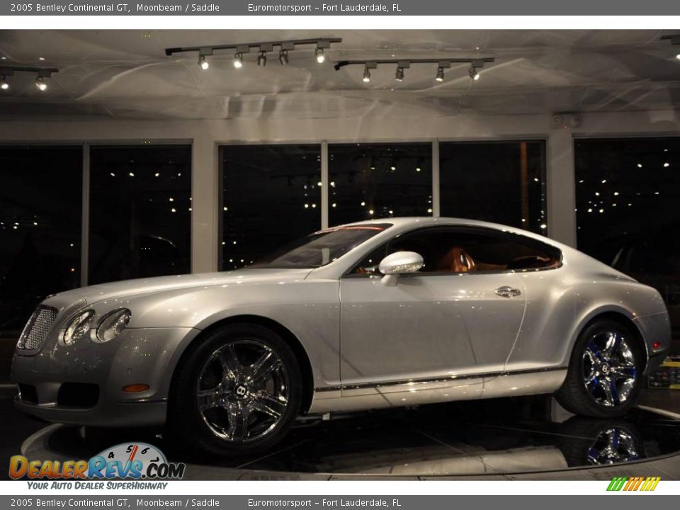 2005 Bentley Continental GT Moonbeam / Saddle Photo #28
