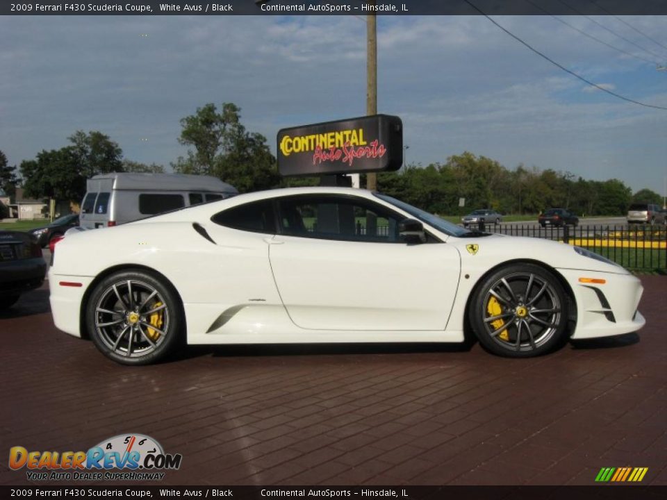 2009 Ferrari F430 Scuderia Coupe White Avus / Black Photo #2