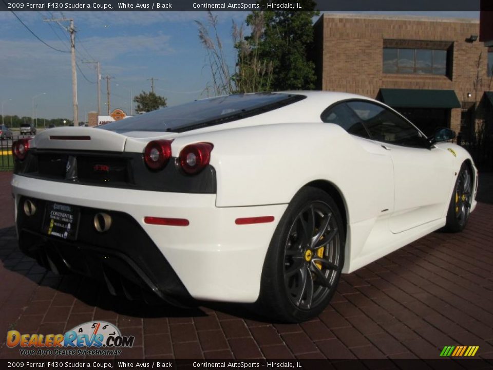 2009 Ferrari F430 Scuderia Coupe White Avus / Black Photo #3