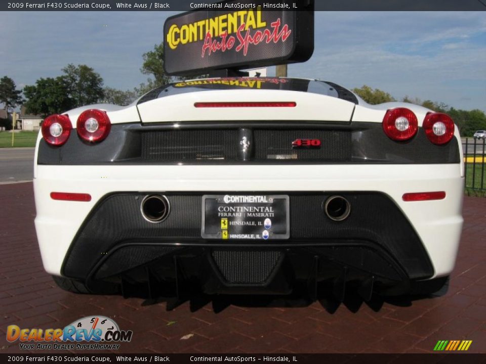 2009 Ferrari F430 Scuderia Coupe White Avus / Black Photo #4