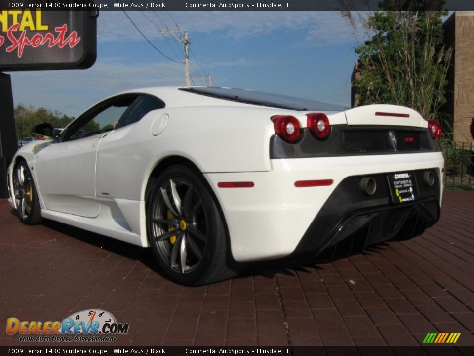 2009 Ferrari F430 Scuderia Coupe White Avus / Black Photo #5