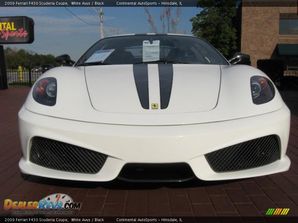 2009 Ferrari F430 Scuderia Coupe White Avus / Black Photo #9