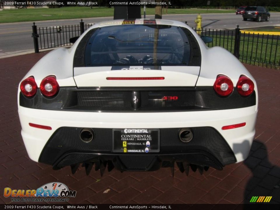 2009 Ferrari F430 Scuderia Coupe White Avus / Black Photo #11