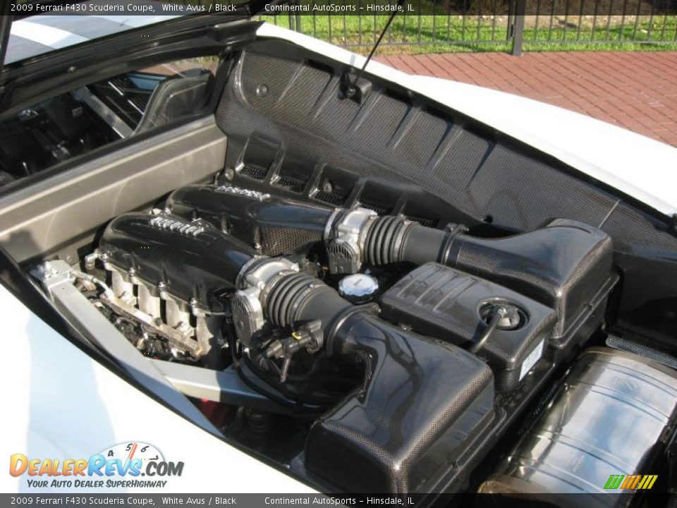 2009 Ferrari F430 Scuderia Coupe White Avus / Black Photo #14