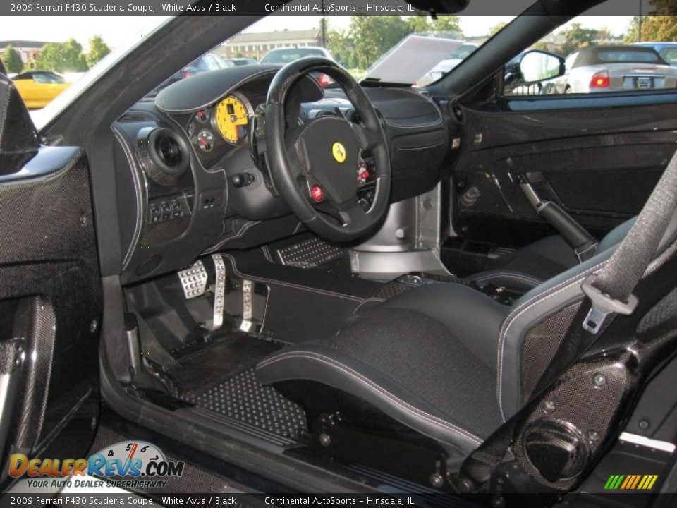 2009 Ferrari F430 Scuderia Coupe White Avus / Black Photo #16