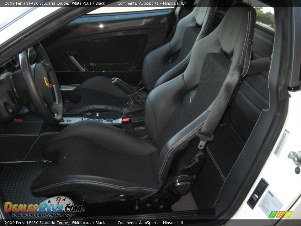 2009 Ferrari F430 Scuderia Coupe White Avus / Black Photo #17