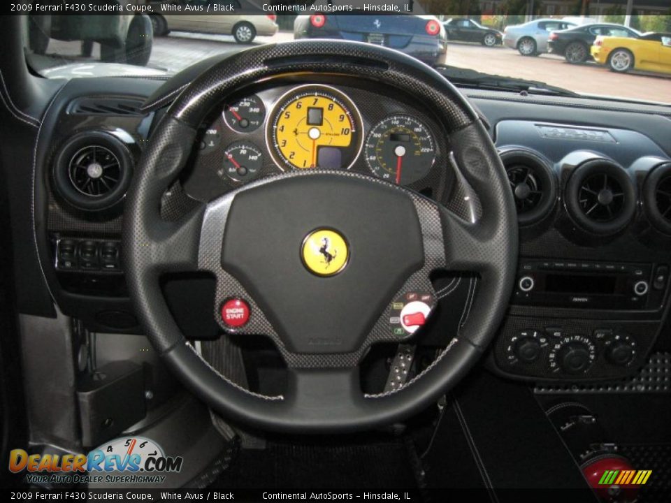2009 Ferrari F430 Scuderia Coupe White Avus / Black Photo #18