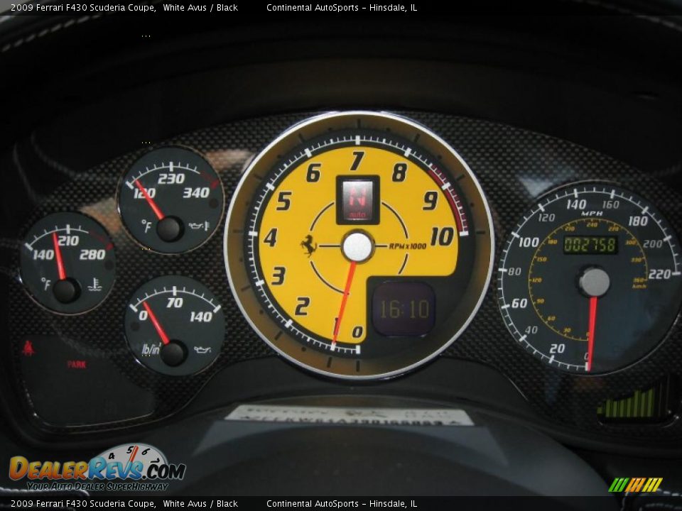 2009 Ferrari F430 Scuderia Coupe White Avus / Black Photo #19