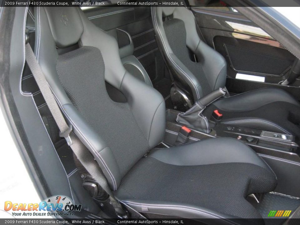 2009 Ferrari F430 Scuderia Coupe White Avus / Black Photo #25