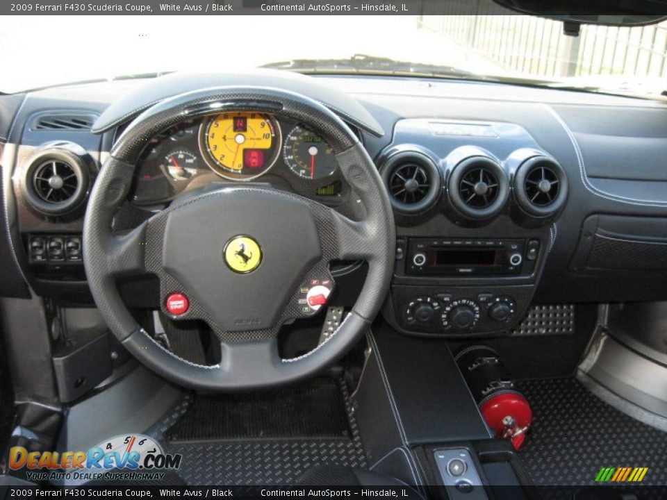 2009 Ferrari F430 Scuderia Coupe White Avus / Black Photo #27