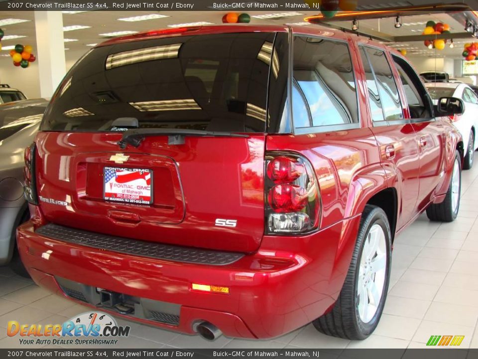 2007 Chevrolet TrailBlazer SS 4x4 Red Jewel Tint Coat / Ebony Photo #5