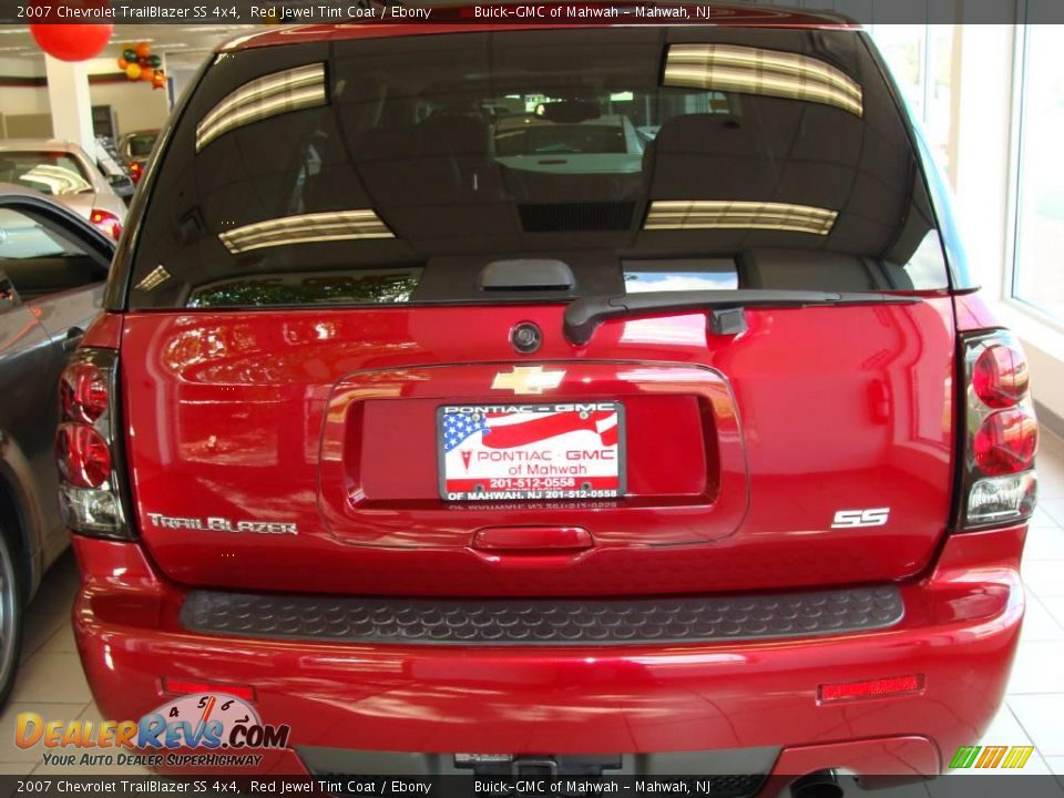 2007 Chevrolet TrailBlazer SS 4x4 Red Jewel Tint Coat / Ebony Photo #6