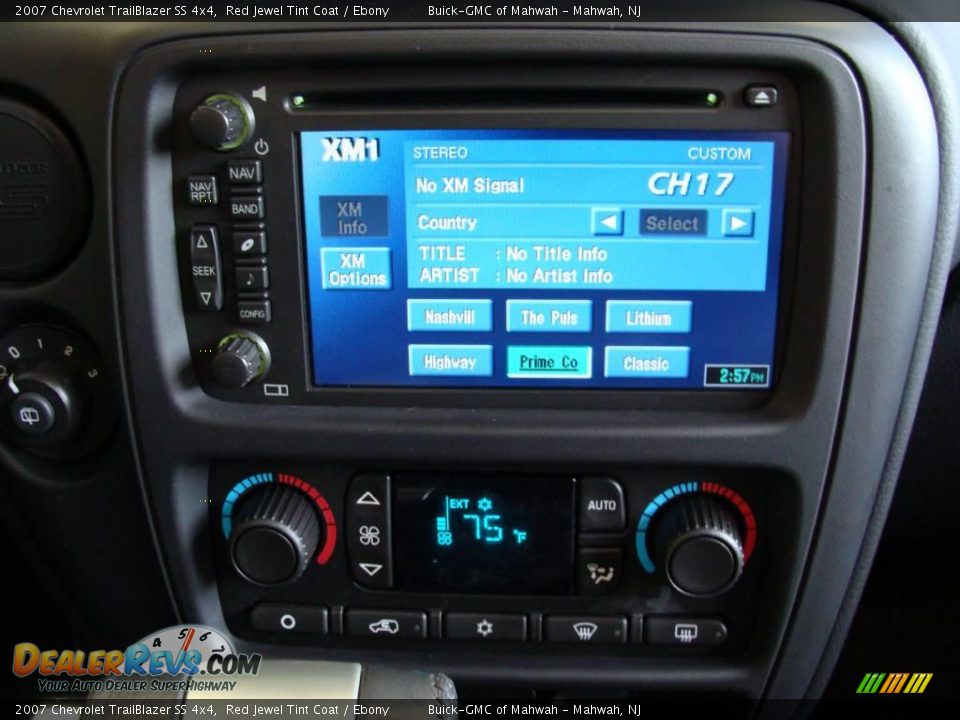 2007 Chevrolet TrailBlazer SS 4x4 Red Jewel Tint Coat / Ebony Photo #20