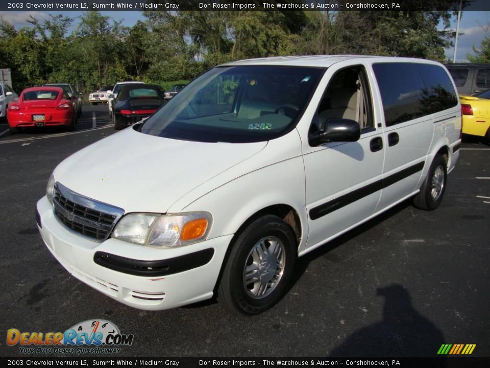 2003 Chevrolet Venture LS Summit White / Medium Gray Photo #1