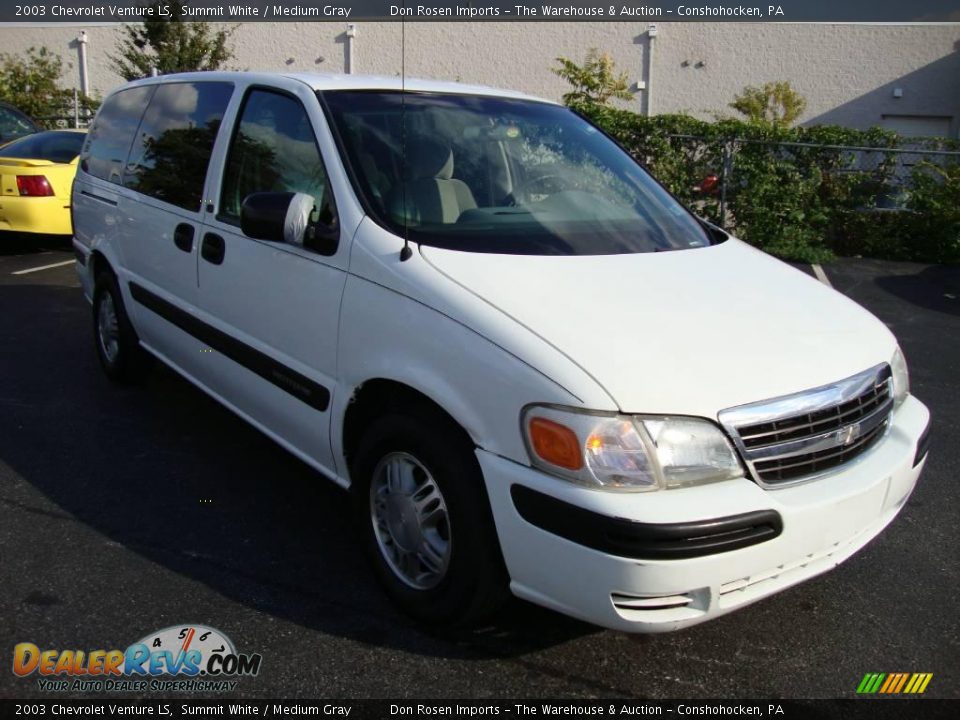 2003 Chevrolet Venture LS Summit White / Medium Gray Photo #4