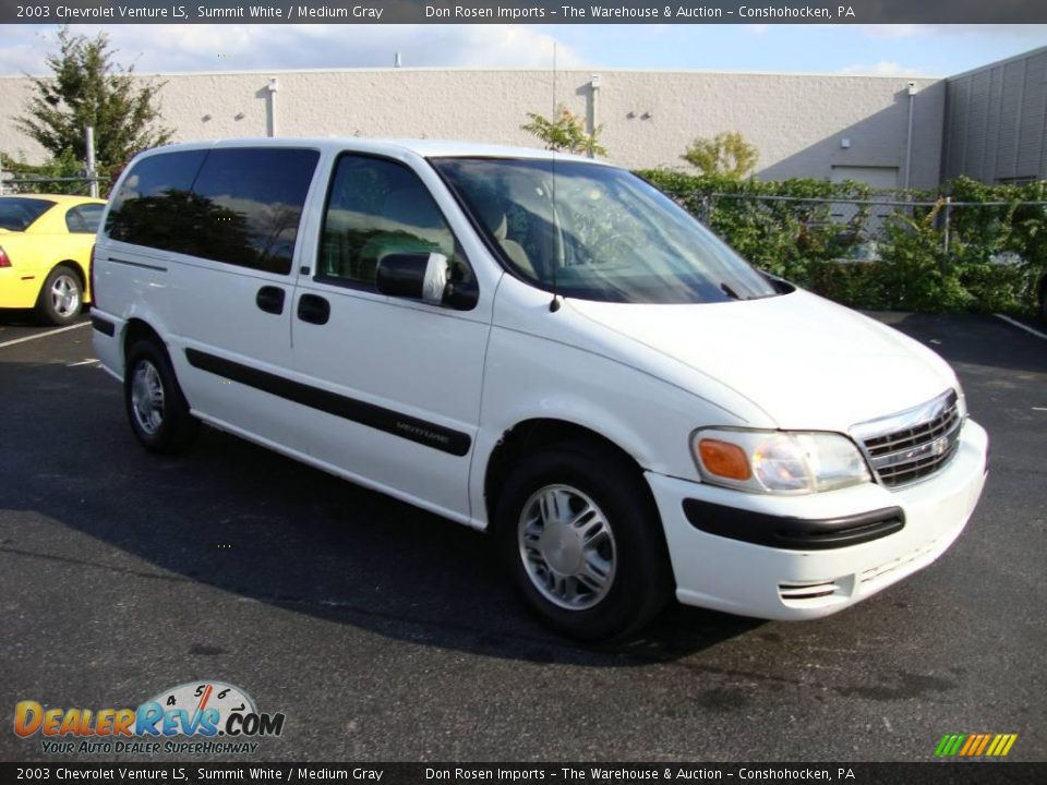 2003 Chevrolet Venture LS Summit White / Medium Gray Photo #5