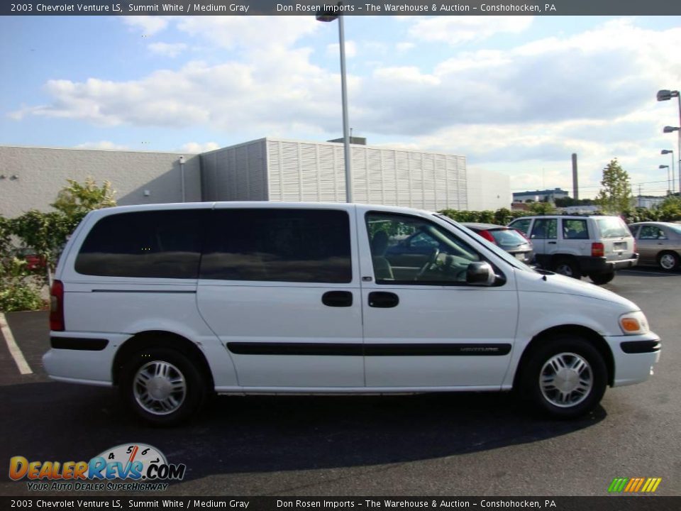 2003 Chevrolet Venture LS Summit White / Medium Gray Photo #6
