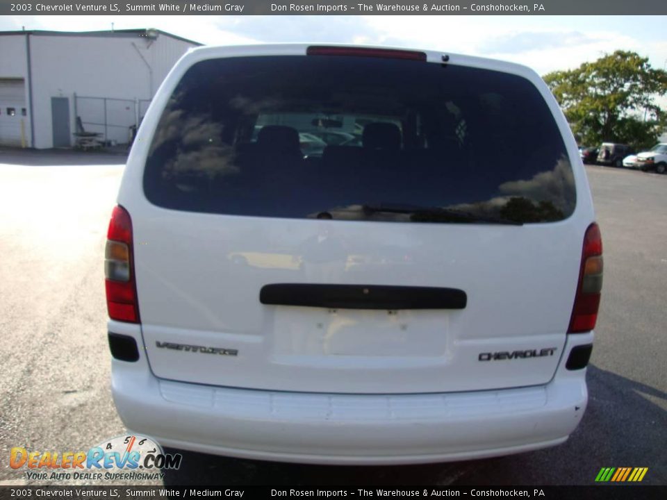 2003 Chevrolet Venture LS Summit White / Medium Gray Photo #8