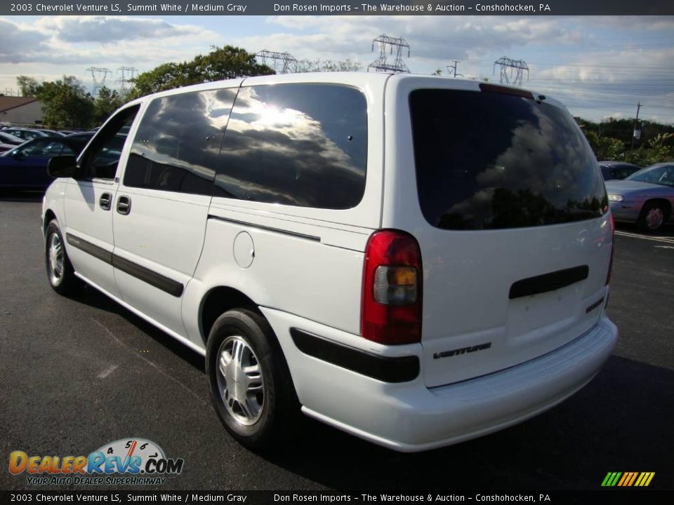 2003 Chevrolet Venture LS Summit White / Medium Gray Photo #9