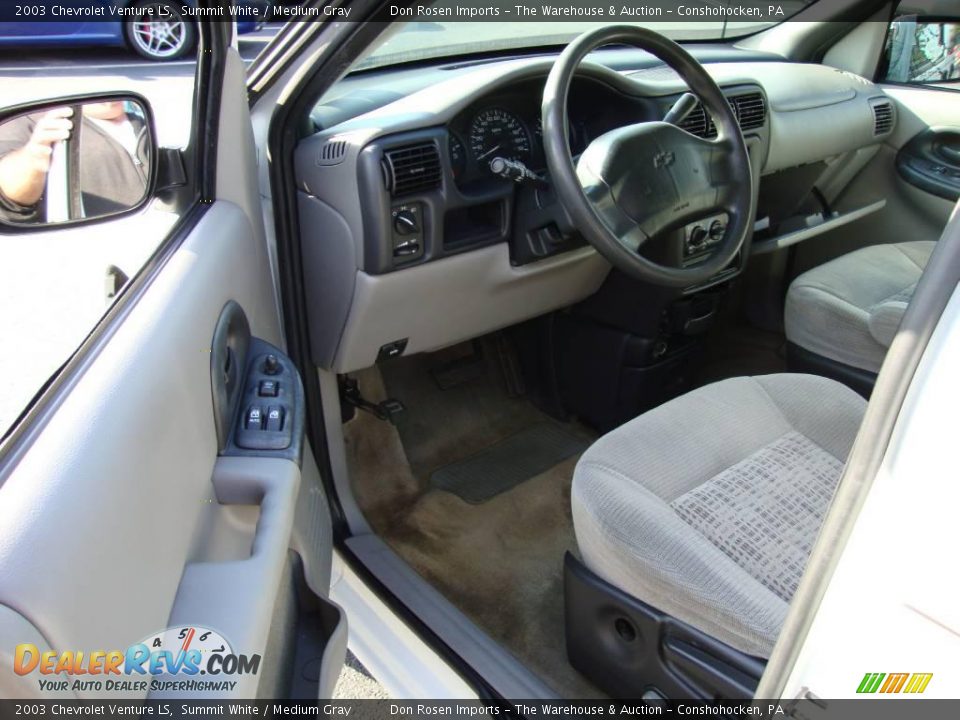 2003 Chevrolet Venture LS Summit White / Medium Gray Photo #12