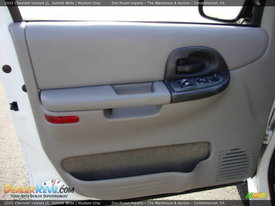2003 Chevrolet Venture LS Summit White / Medium Gray Photo #13
