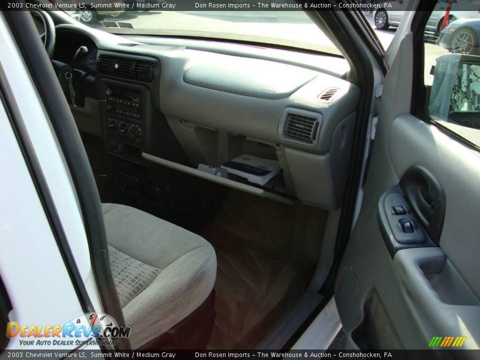 2003 Chevrolet Venture LS Summit White / Medium Gray Photo #15