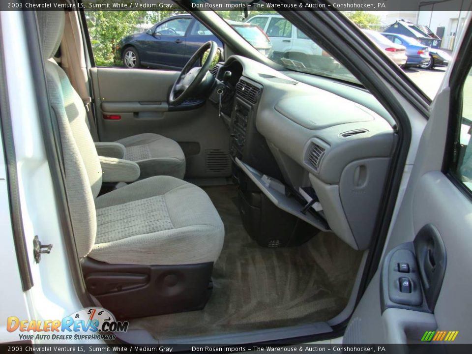 2003 Chevrolet Venture LS Summit White / Medium Gray Photo #17