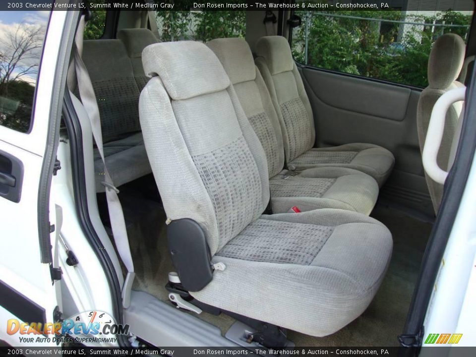 2003 Chevrolet Venture LS Summit White / Medium Gray Photo #18