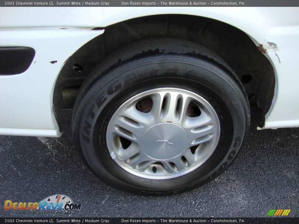 2003 Chevrolet Venture LS Summit White / Medium Gray Photo #24