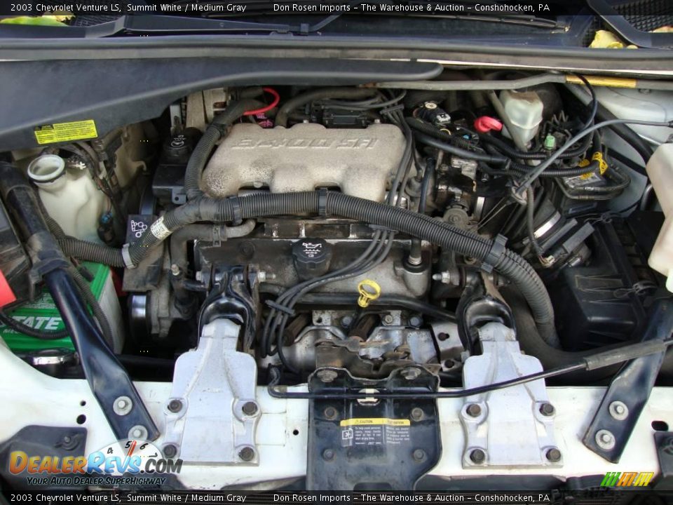 2003 Chevrolet Venture LS Summit White / Medium Gray Photo #34