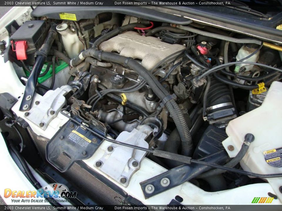 2003 Chevrolet Venture LS Summit White / Medium Gray Photo #35