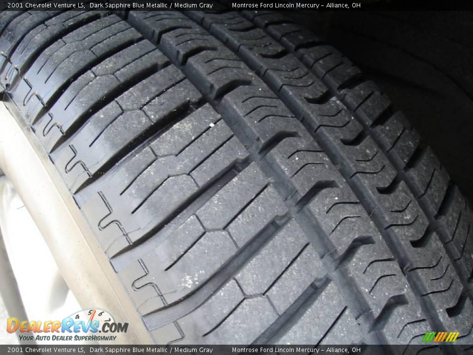 2001 Chevrolet Venture LS Dark Sapphire Blue Metallic / Medium Gray Photo #10