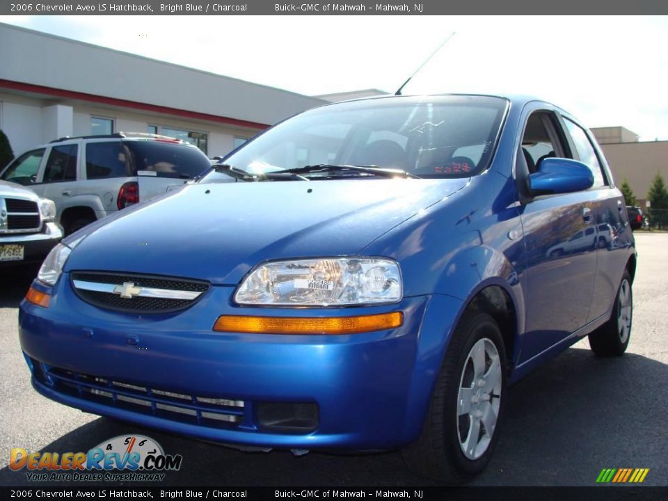 2006 Chevrolet Aveo LS Hatchback Bright Blue / Charcoal Photo #1