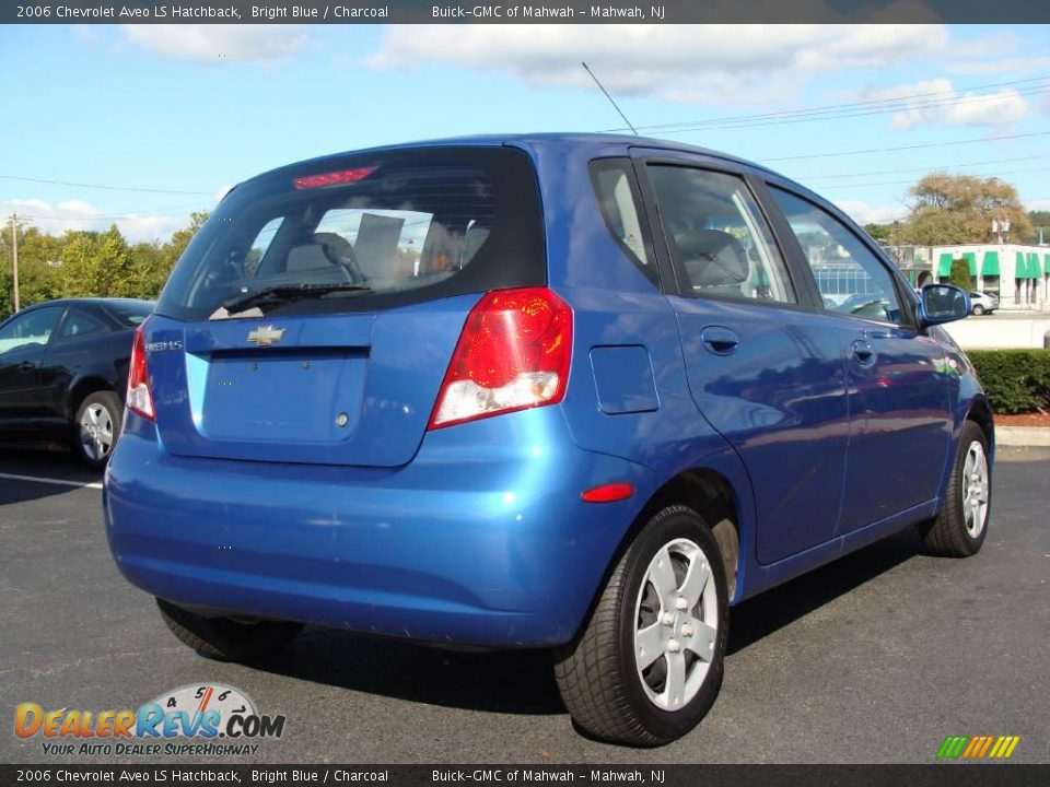 2006 Chevrolet Aveo LS Hatchback Bright Blue / Charcoal Photo #5