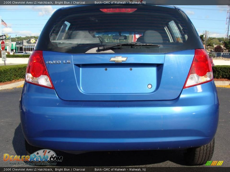 2006 Chevrolet Aveo LS Hatchback Bright Blue / Charcoal Photo #6