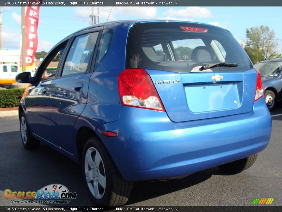 2006 Chevrolet Aveo LS Hatchback Bright Blue / Charcoal Photo #7