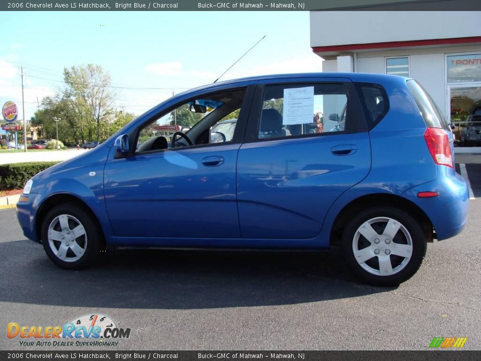 2006 Chevrolet Aveo LS Hatchback Bright Blue / Charcoal Photo #8