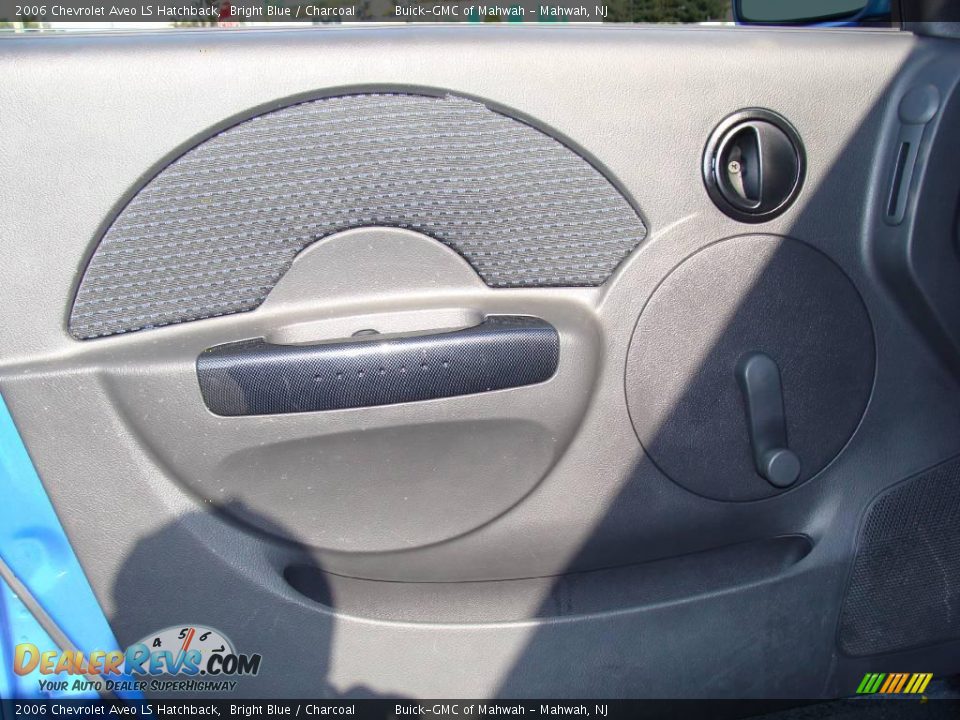 2006 Chevrolet Aveo LS Hatchback Bright Blue / Charcoal Photo #13