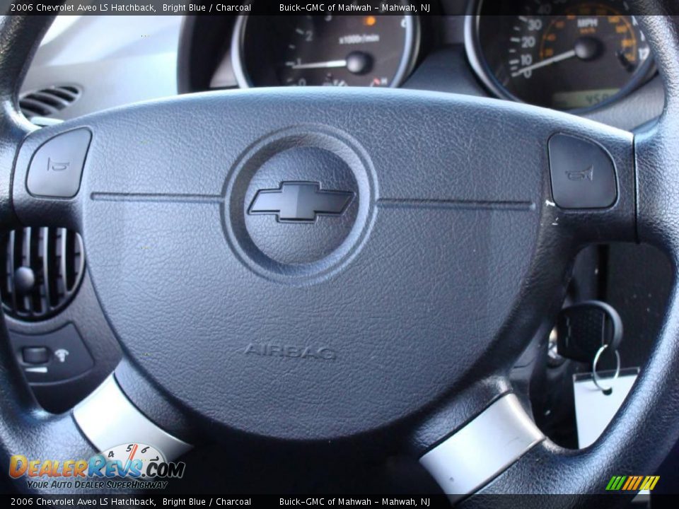 2006 Chevrolet Aveo LS Hatchback Bright Blue / Charcoal Photo #19