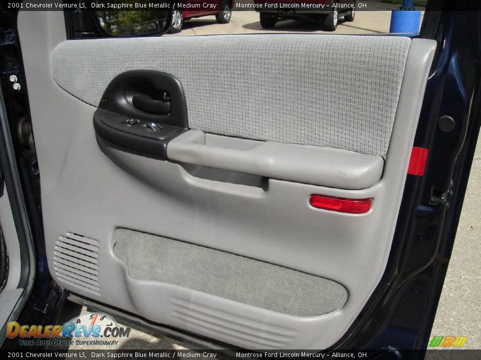 2001 Chevrolet Venture LS Dark Sapphire Blue Metallic / Medium Gray Photo #18