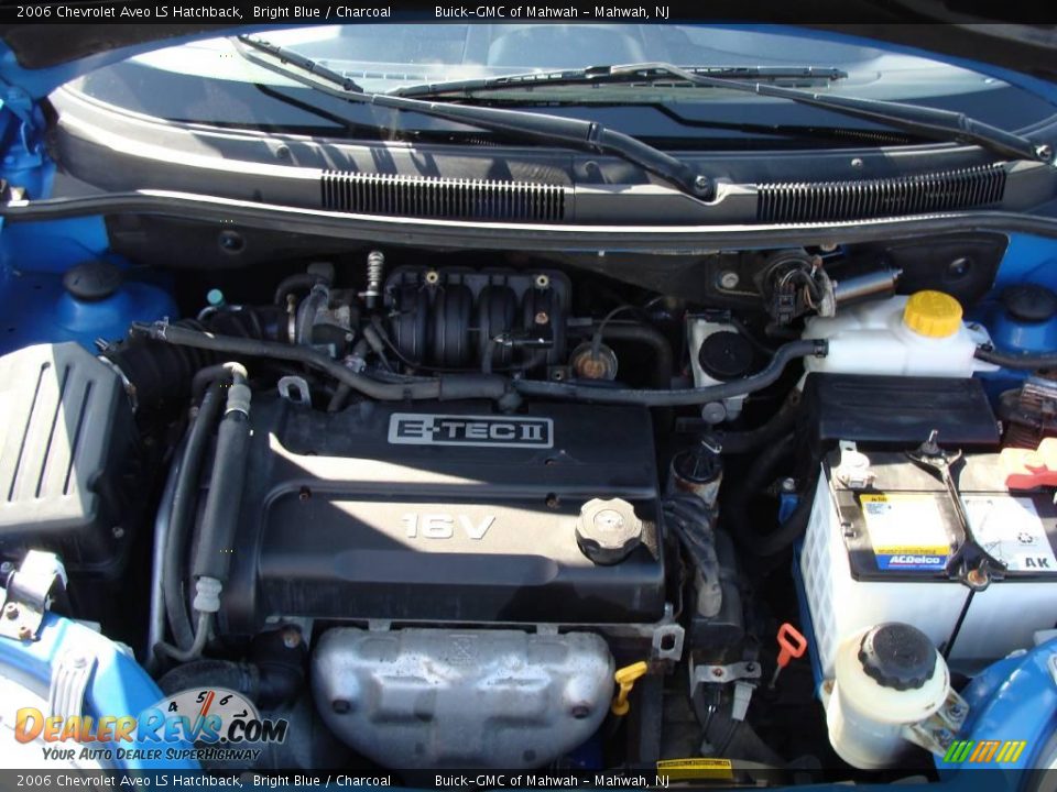 2006 Chevrolet Aveo LS Hatchback Bright Blue / Charcoal Photo #21