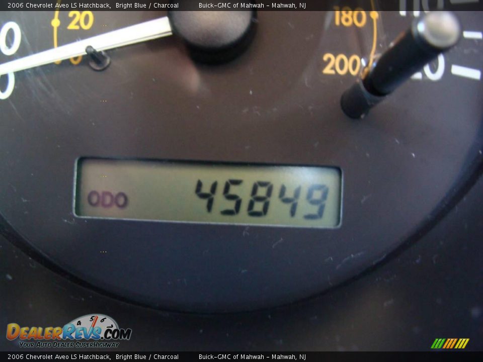 2006 Chevrolet Aveo LS Hatchback Bright Blue / Charcoal Photo #22